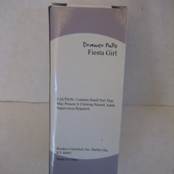 Fiesta Girl Floral Drawer Pull/Hook Set of 2 NWIB - Picture 2 of 5